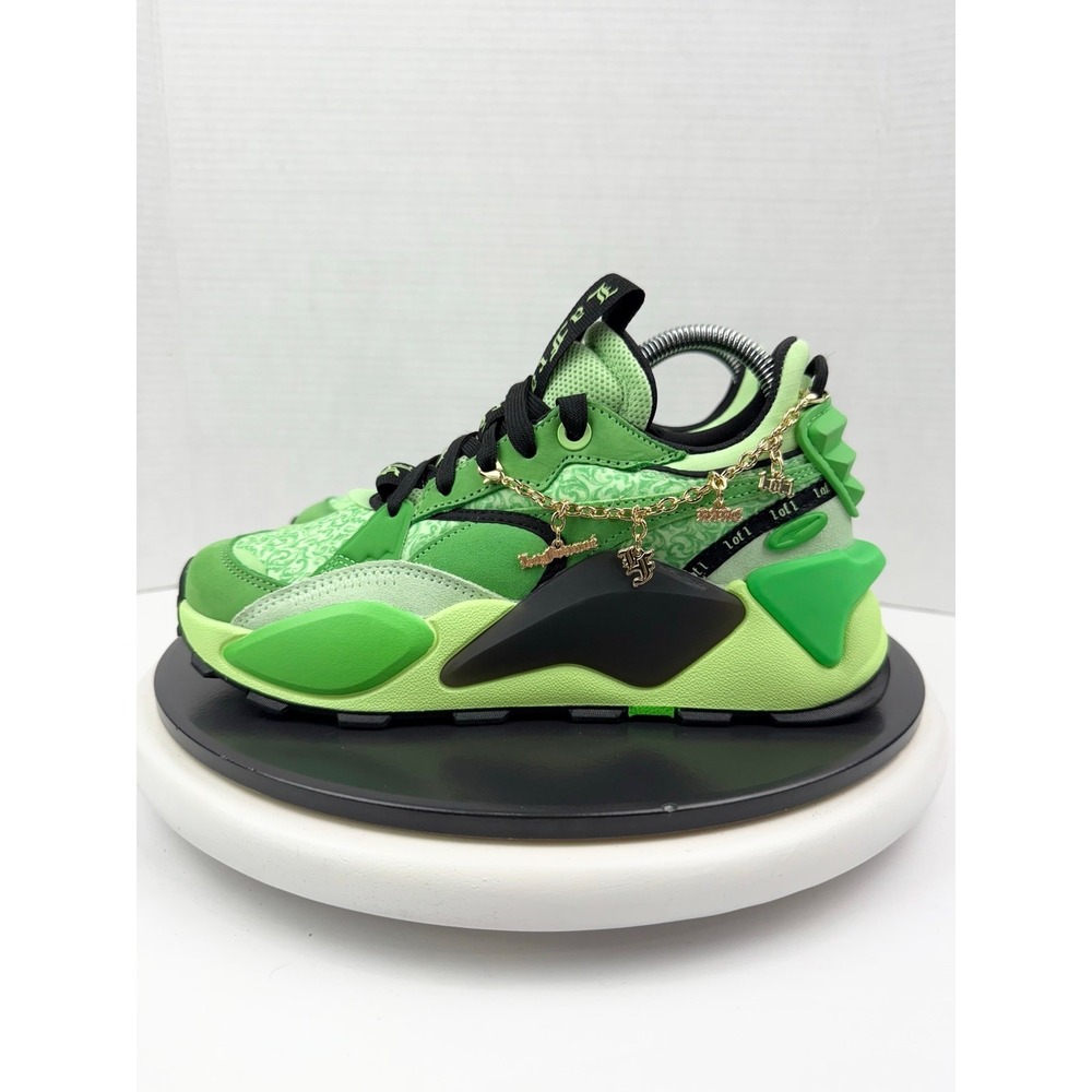 Puma x LaMelo Ball RS-XL La France Womens 7.5 6Y Green Fern Sneakers 395217-01